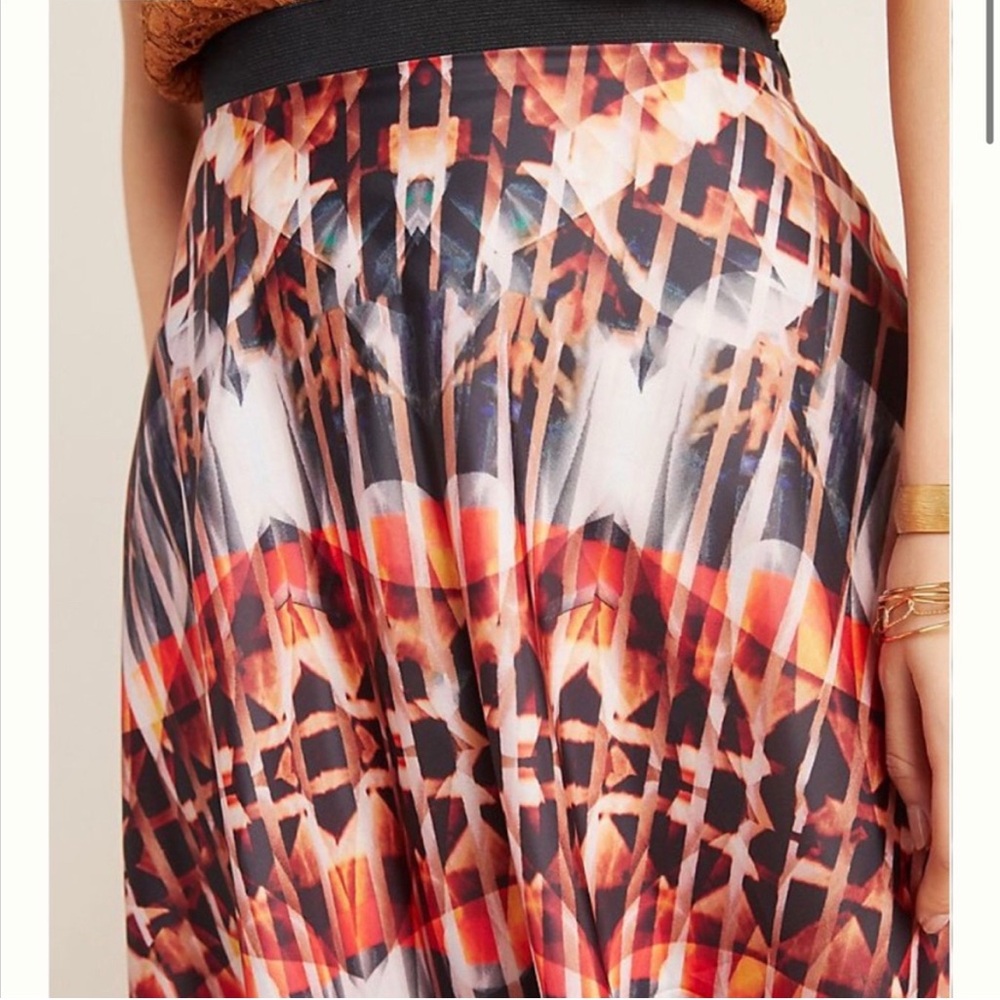 ANTHROPOLOGIE KALEIDOSCOPE MAXI SKIRT size Medium - Picture 10 of 12